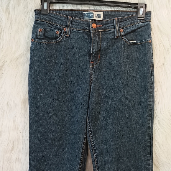 Levi Strauss Signature At waist Blue Denim Bootcut Jean's Size 8 Misses - Picture 6 of 12